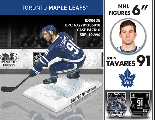 19/20 Toronto Maple Leafs - John Tavares - Blue Jersey Figure  (Plastic damaged)