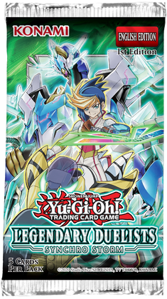 Yu-Gi-Oh! Legendary Duelists: Synchro Storm Booster Pack - 1st Edition