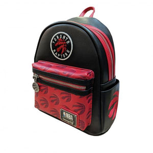 NBA Basketball Toronto Raptors Black & Red Mini Backpack