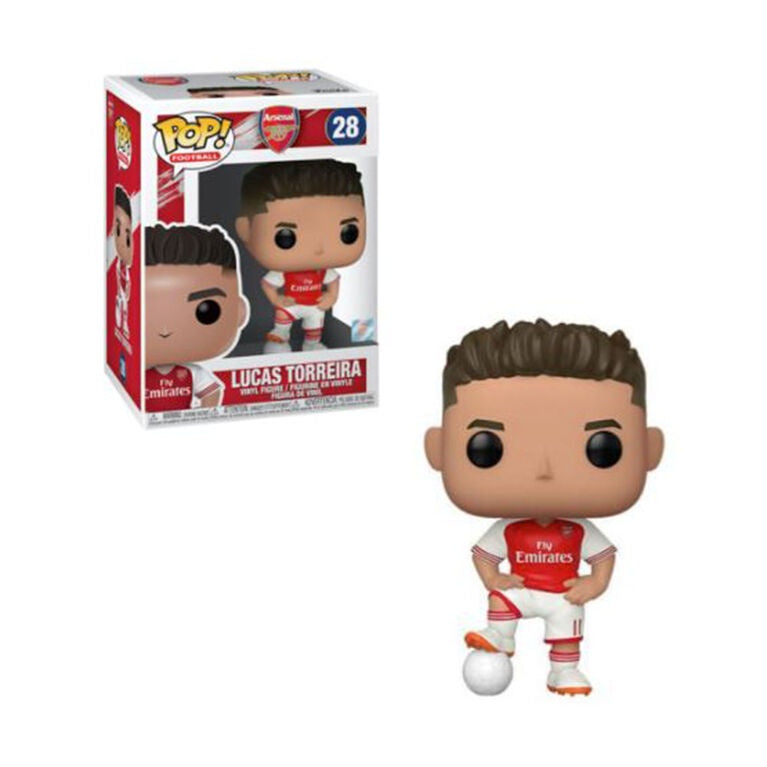 Funko POP! Soccer: Arsenal FC Red Jersey - Lucas Torreira #28 Vinyl Figure