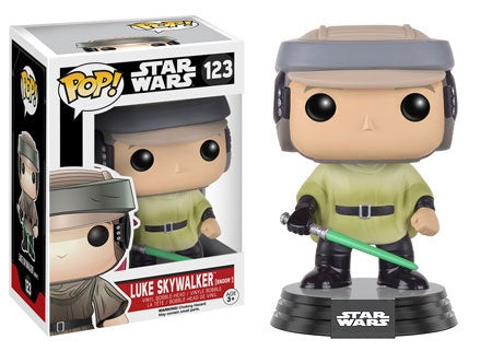 Funko POP! B: Star Wars - Luke Skywalker (Endor) #123 Vinyl Bobble-Head Figure