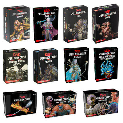 Dungeons & Dragons:  Spellbook Cards