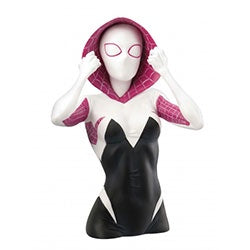 Marvel - PVC Coin Bust Bank Figurine - Spider-Gwen Masked GX