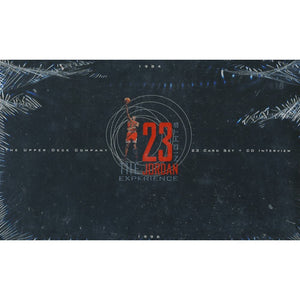 1996 Michael Jordan UD 23 Nights The JORDAN EXPERIENCE CD & 23 Card set (Box Wear)