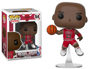 Funko POP! Basketball: Michael Jordan (Jumping) - #54 (Chicago Bulls Red Jersey) NBA Vinyl Figure