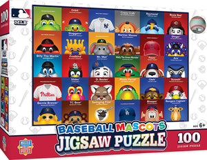 MasterPieces - MLB Mascots Kids Jigsaw Puzzle (100 pieces)
