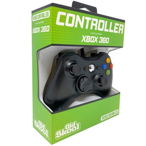 Black Xbox 360/PC Wired USB Controller [Old Skool] - Xbox 360