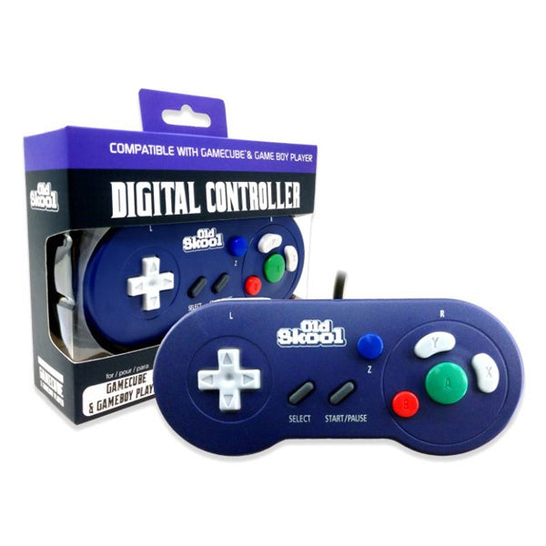Purple Gamecube & GameBoy Player Digital Controller [Old Skool]
