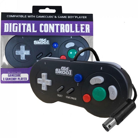 Gamecube & GameBoy Player Digital Controller [Old Skool] - Black