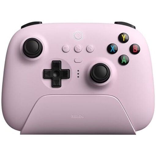 8BitDo Pastel Pink Ultimate 2.4Ghz Wireless Controller w/ Dock for PC/Rasp Pi/Android/SteamDeck