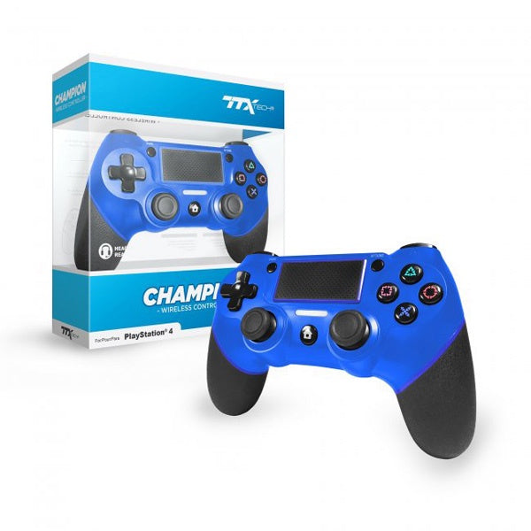 Blue Champion Wireless PS4 Controller [TTX Tech]