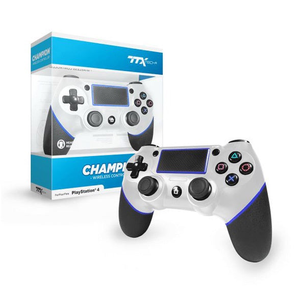 White Champion Wireless PS4 Controller [TTX Tech]