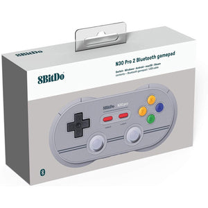 N30 Pro2 6 Edition Blutooth Gamepad Grey NSwitch, Android, Windows [8bitdo]