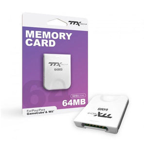 Wii & GameCube 64 MB 1019 Block Memory Card [TTX Tech]