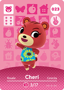 023 Cheri Authentic Animal Crossing Amiibo Card - Series 1