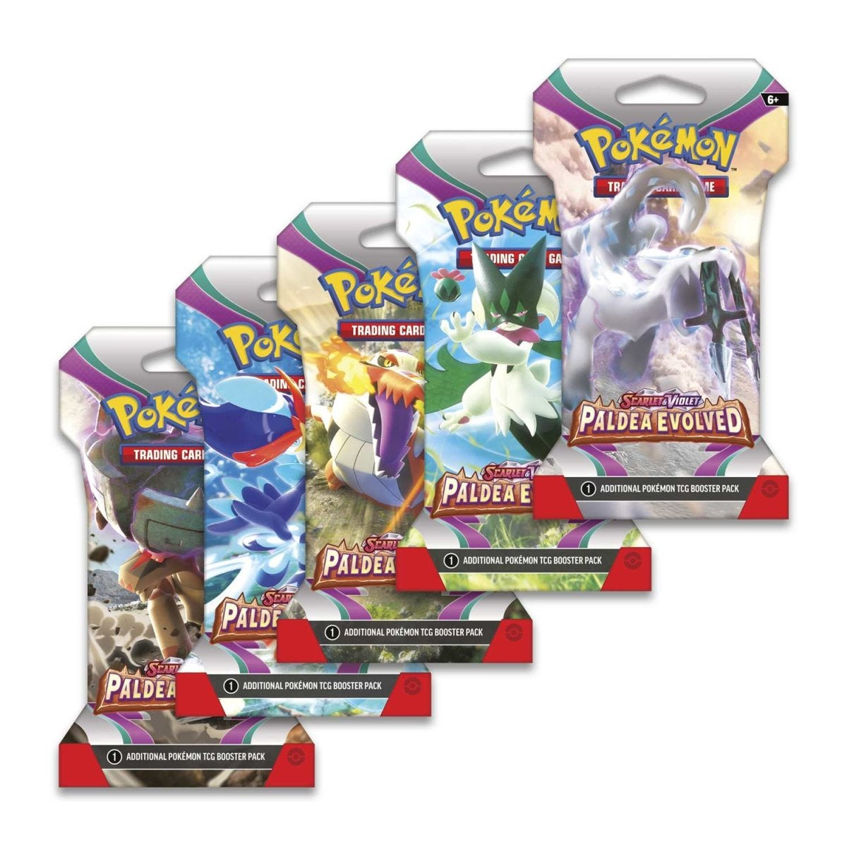 Pokemon Scarlet & Violet: Paldea Evolved - Sleeved Booster Pack (1 Random Sleeved Booster Pack)