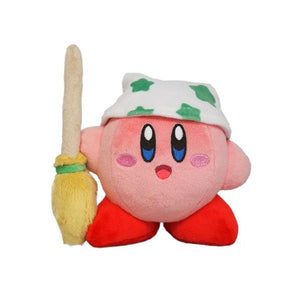 Kirby Series Kirby Cleaning 5″ Plush [Little Buddy]