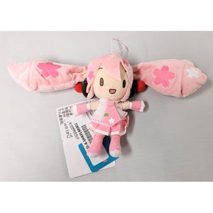 Hatsune Miku Shocked Look Sakura Miku 6″ Fluffy Plush [Sega Goods]