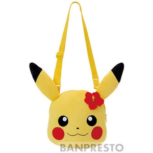 Pokemon Summer Pikachu Flower Plush Shoulder Bag