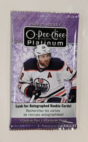 2022-23 Upper Deck O-Pee-Chee Platinum Hockey Blaster Pack (4 Card Per Pack)