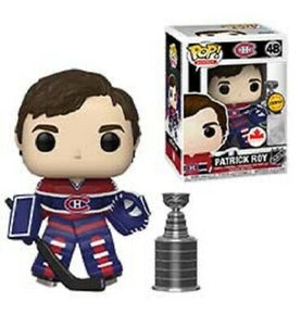 Funko POP! NHL: Patrick Roy - #48 - Canadian Exclusive (Montreal Canadians with Stanley Cup Red Jersey) - Limited CHASE Edition Vinyl Figure