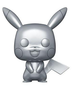 Funko POP! Games: Pokemon - Pikachu (Metallic Silver) #353 Vinyl Figure (Box Damage)