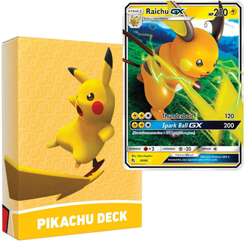 Pokemon Battle Academy - Pikachu Deck - 60 Cards (Includes Raichu GX)