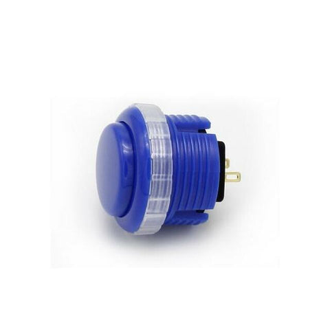 Qanba Gravity Solid Colour 30mm Screw-In Mechanical Pushbutton (Royal Blue)