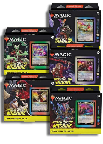 MTG March of The Machine - Commander Set of 5