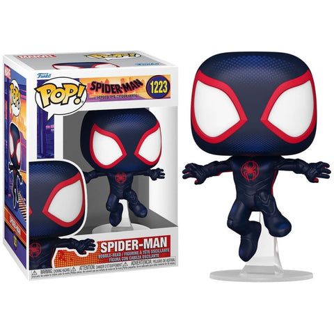 Funko POP! B: Spider-Man Across the Spider-Verse - Spider-Man #1223 Bobble-Head Figure