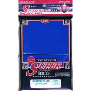 KMC Card Barrier - Standard Size - Super Series Sleeves 80ct - Super Blue