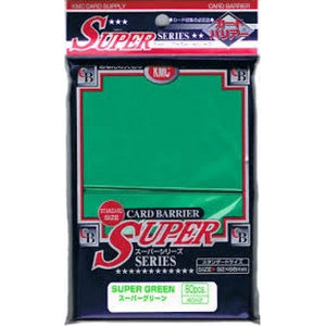 KMC Card Barrier - Standard Size - Super Series Sleeves 80ct - Super Green