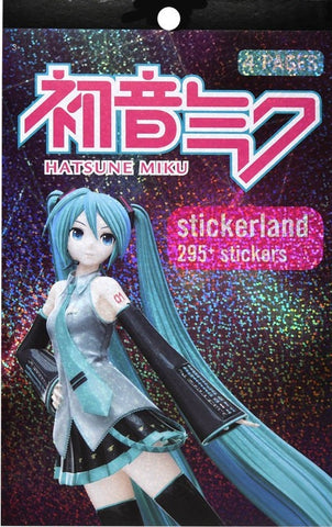 Hatsune Miku Sticker Book - 4 Sheets Over 295+ Stickers