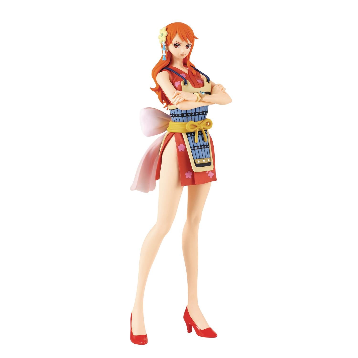 One Piece Glitter & Glamours Nami Wanokuni Style II (Red) 10″ Figure [banpresto]