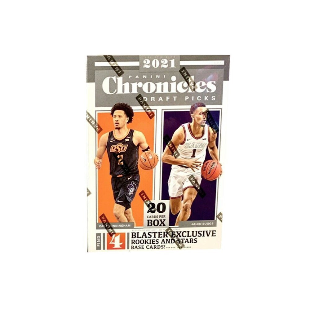 2021 Panini Chronicles Draft Picks Collegiate Basketball Blaster Box (4-Packs in a Box)