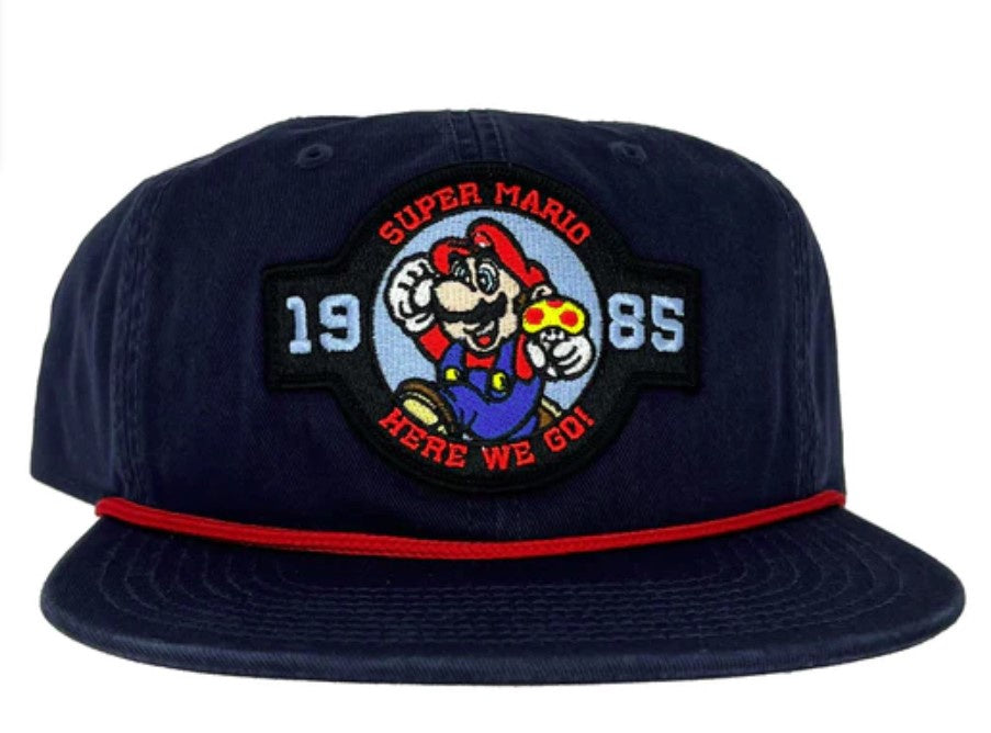 Super Mario Here We Go! 1985 - Snapback Hat
