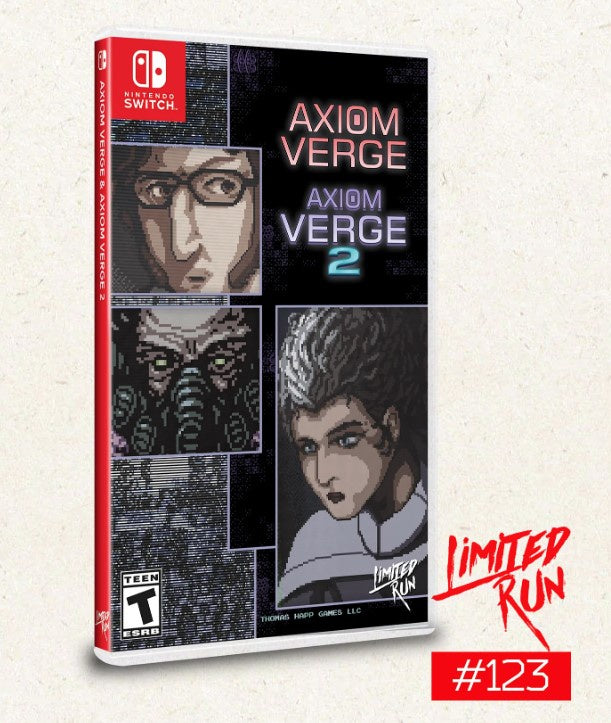 Axiom Verge 1 & 2 Double Pack (Limited Run Games 123A) - Switch