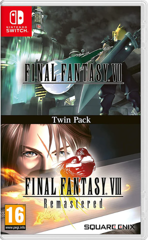 Final Fantasy VII & VIII REMASTERED TWIN PACK (PAL Import) - Switch