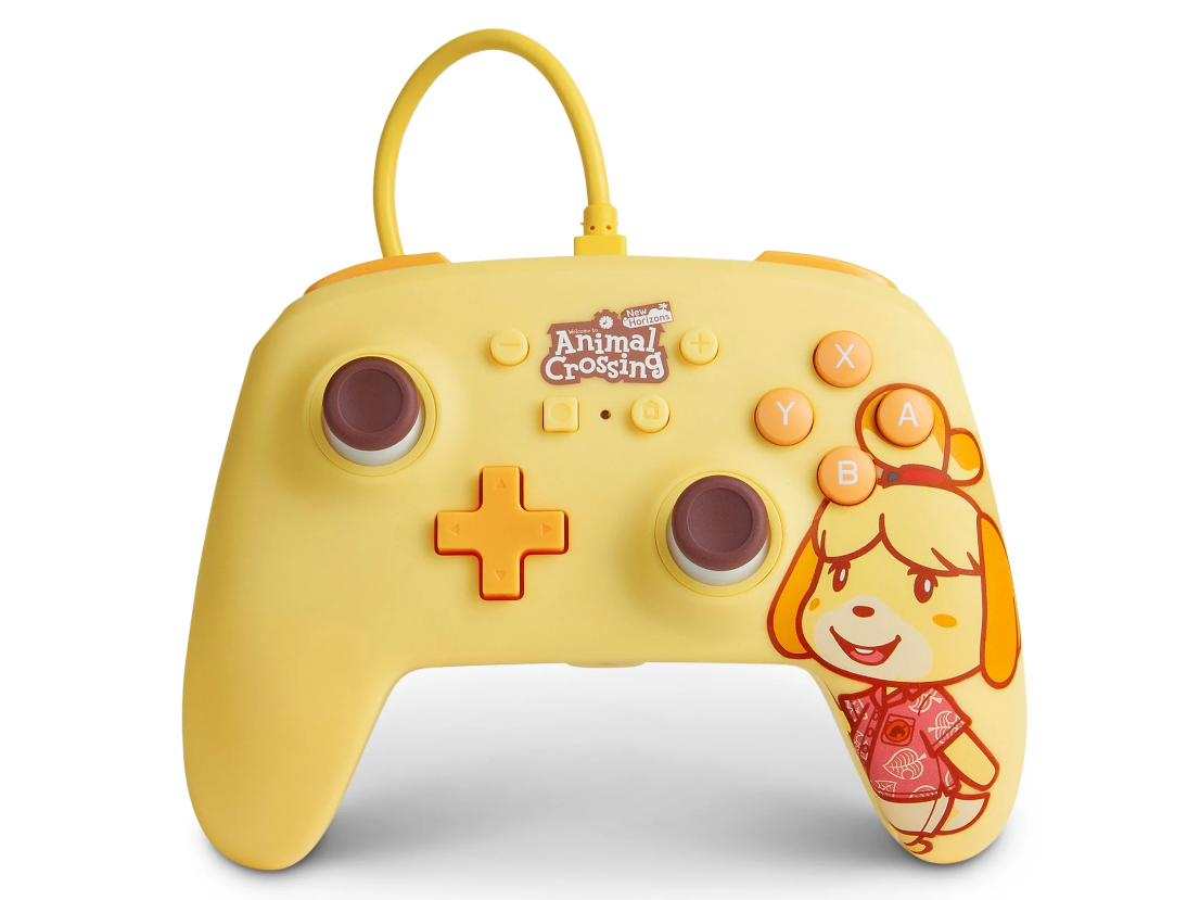 Power A Enhanced Wired Controller For Nintendo Switch (Animal Crossing: Isabelle) - Switch