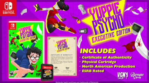 Yuppie Psycho: Executive Edition (Standard Edition) [VGNY Soft] - Switch