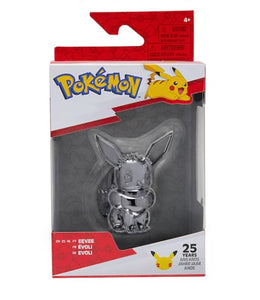 Pokemon 25th Celebration Silver Eevee Figure