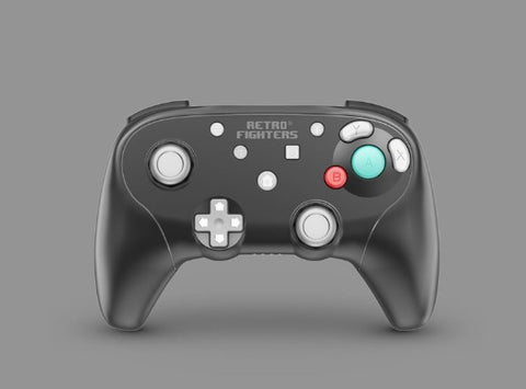 Black BattlerGC Next-gen Wireless Gamecube Controller [Retro Fighters]