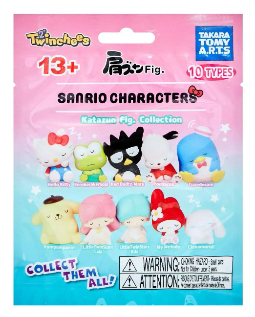 Twinchees Sanrio Characters Katazun Figure Collection (1 Random Blind Bag)