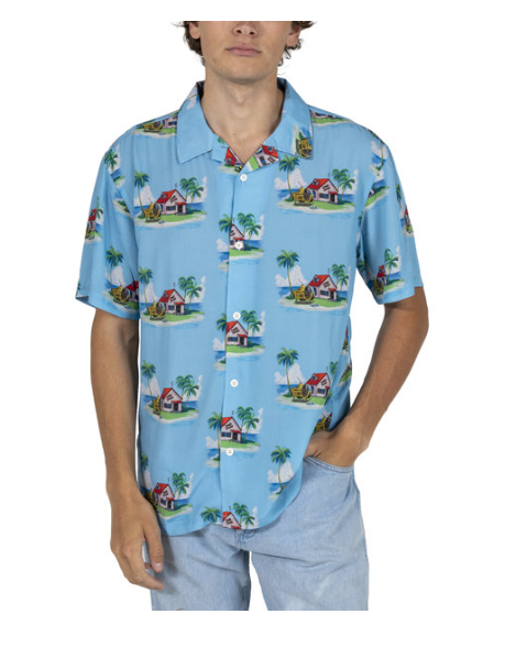 Dragon Ball Z - Button Up Kame House Top