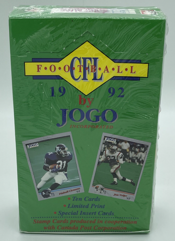 1992 Jogo CFL Football Box