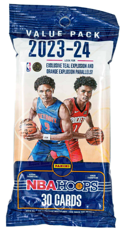 2023-24 Panini NBA Hoops Basketball Jumbo Cello Fat Value Pack (30 Cards Per Pack)