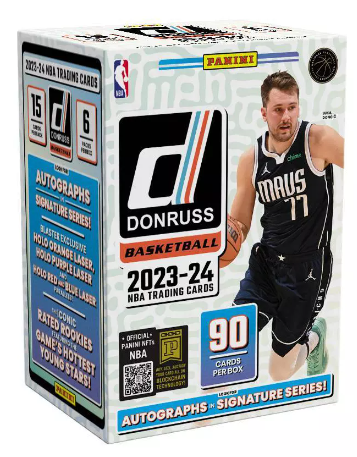 2023-24 Panini Donruss Basketball Blaster Box (6 Packs, 15 Cards a Pack)