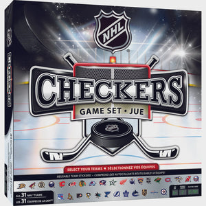 NHL Checkers Game Set