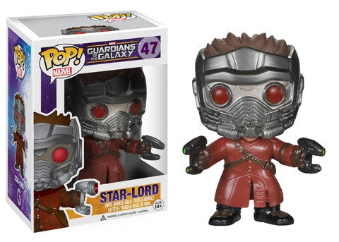 Funko POP! Marvel: Marvel Guardians of the Galaxy - Star-Lord #47 Vinyl Bobble-Head Figure (Pre-owned)
