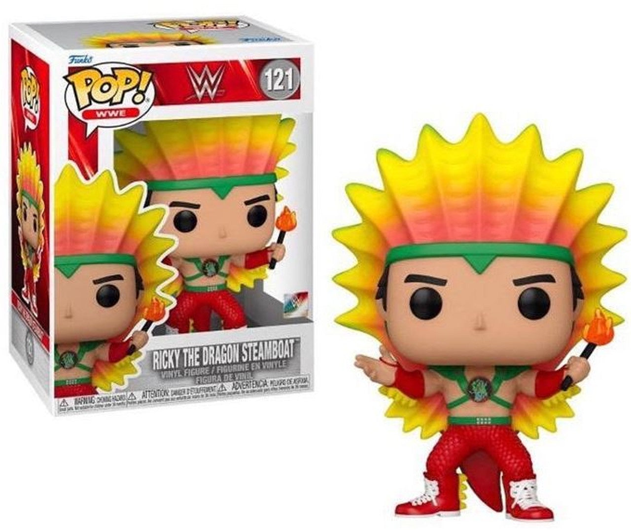 Funko POP! WWE: WWE - Ricky "The Dragon" Steamboat #121 Vinyl Figure